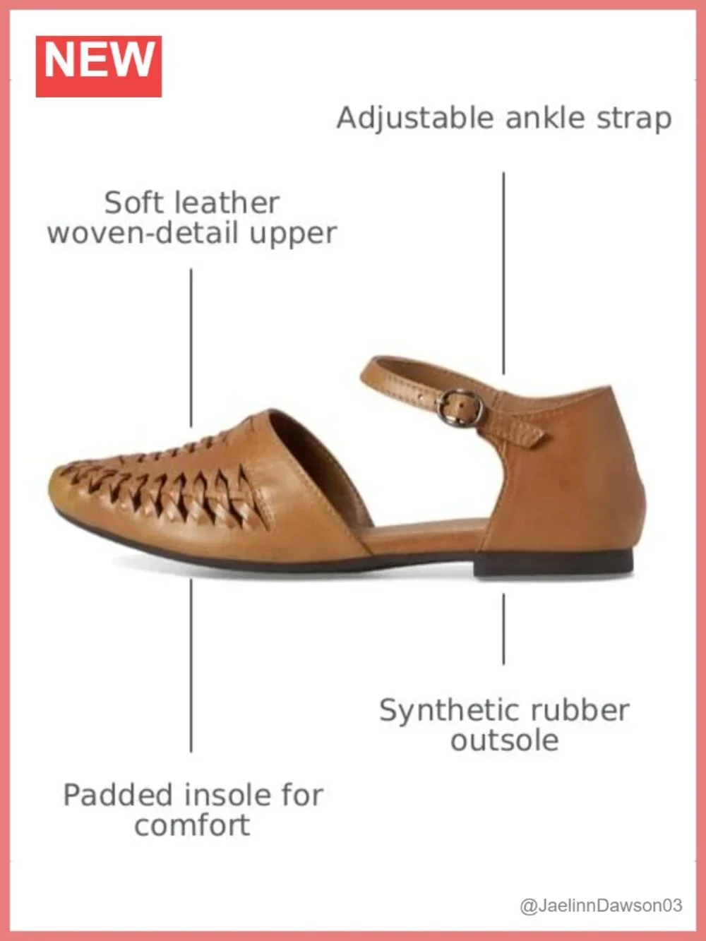 Seychelles Women's Crimson Woven Leather Flat Shoes Adjustable Ankle Strap